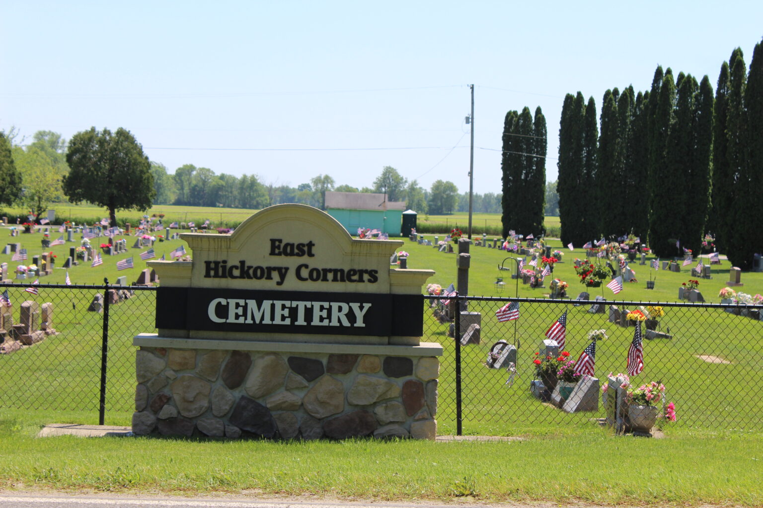 Cemetery Barry Township Mi